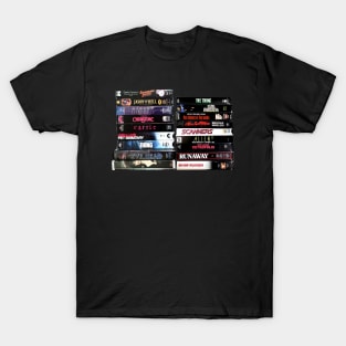 Horror Movie VHS Tapes T-Shirt